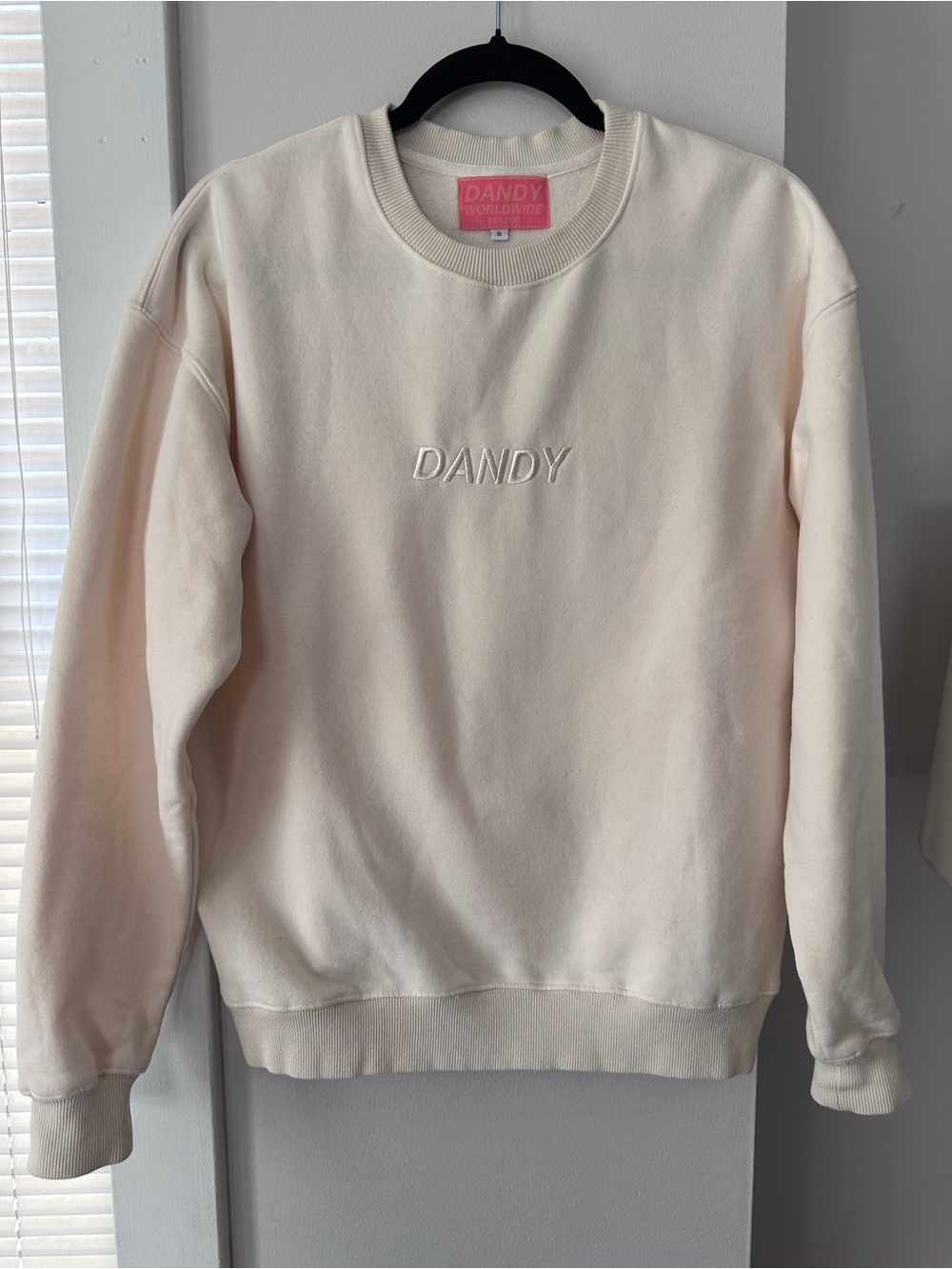 Dandy Worldwide “Let’s Watch The Sunset” Embroided Crewneck Sz S